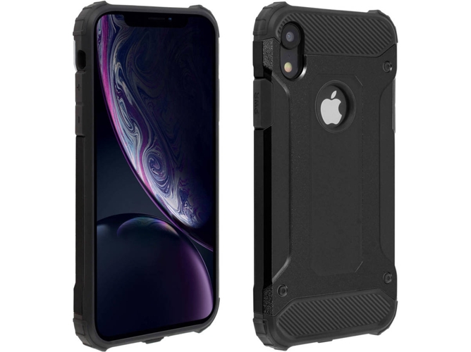 Funda iPhone XR AVIZAR BACK-DEF2-BK-XR