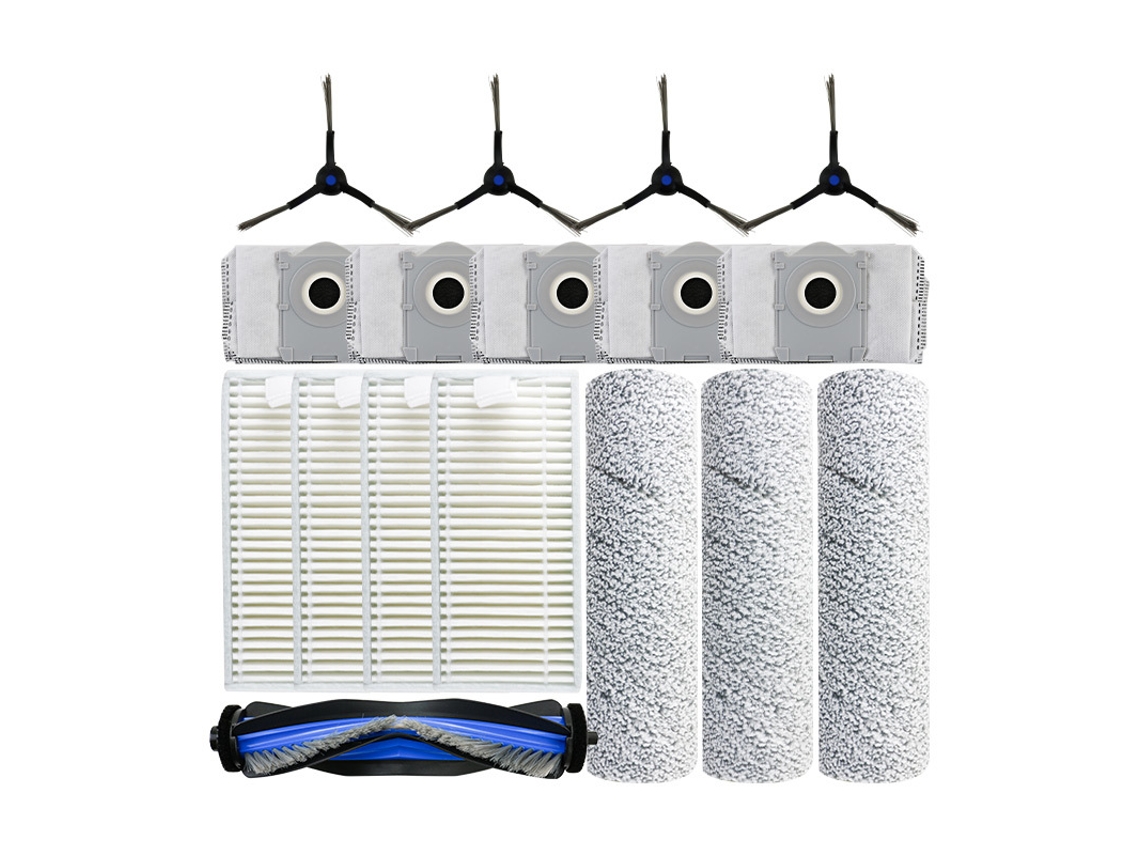Kit Repuesto Adaptable Para Ecovacs X8/x8 Pro, Alto Rendimiento, 17 Accesorios Multiuso Para Limpieza Completa Del Hogar