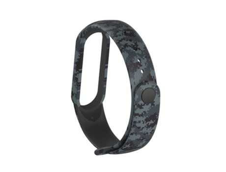 Correa TPU + PU ajustable para Xiaomi Mi Band 5 - verde/negro