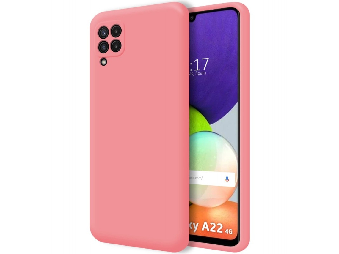 Carcasa Samsung Galaxy A22 4G / M22 TUMUNDOSMARTPHONE Silicona Líquida Rosa