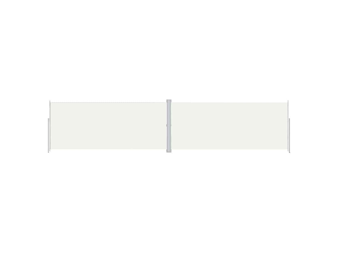 Maison Exclusive - Toldo Lateral Retráctil Crema 220x1000 Cm