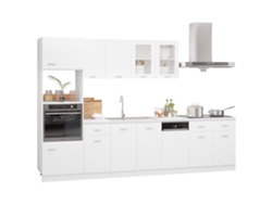 Conjunto 7 de muebles de cocina VIDAXL madera de ingeniería blanco