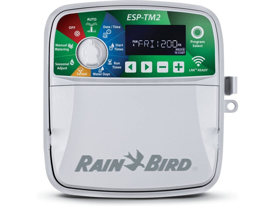 Programador de Riega RAIN BIRD ESP-TM2-6 (2 Estaciones - 20x20.1x9cm)