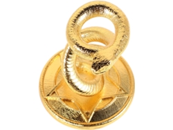 Soporte de exhibición de bola de cristal con forma de serpiente, 52 g, metálico, ideal para decoración de interiores/oficinas - GOKOCO