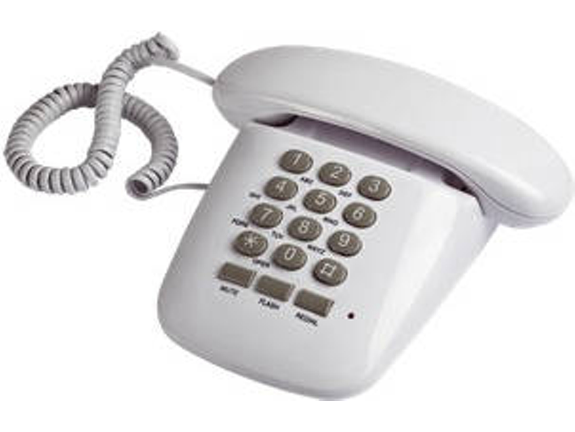 Teléfono fijo BRONDI Sirio blanco