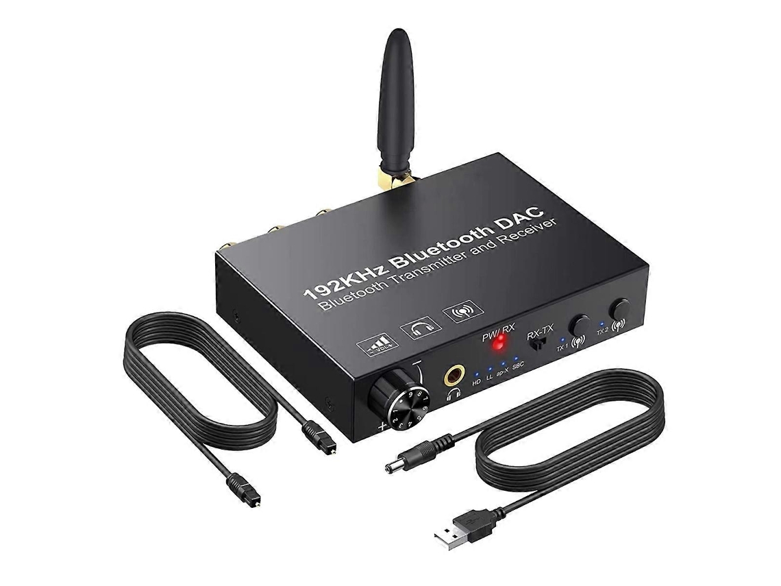 Convertidor DAC Bluetooth Rosewell de 192 kHz, transmisor y receptor de audio inalámbrico