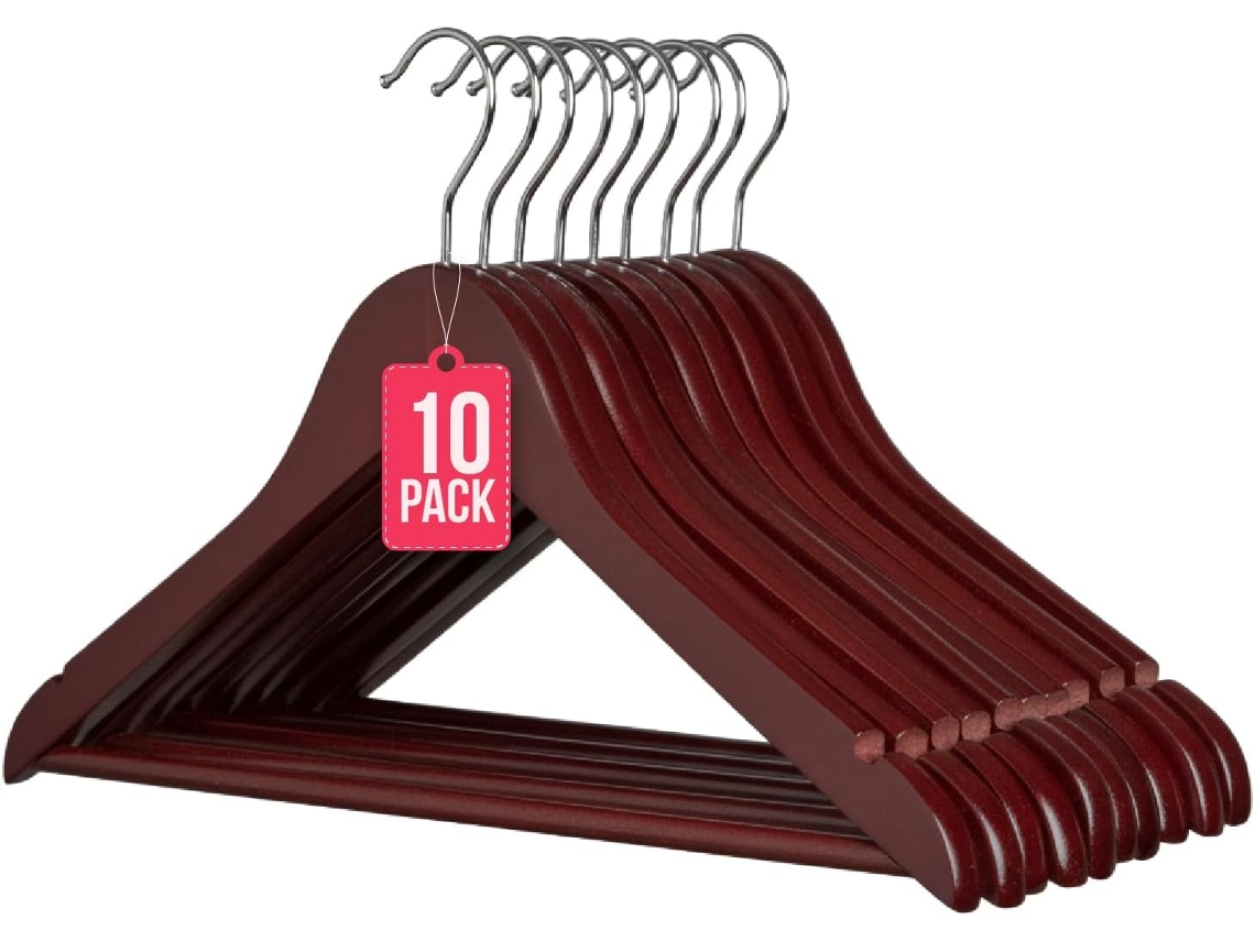 PERCHAS CAOBA LOTE 10 UNIDADES COM-FORT HOUSE