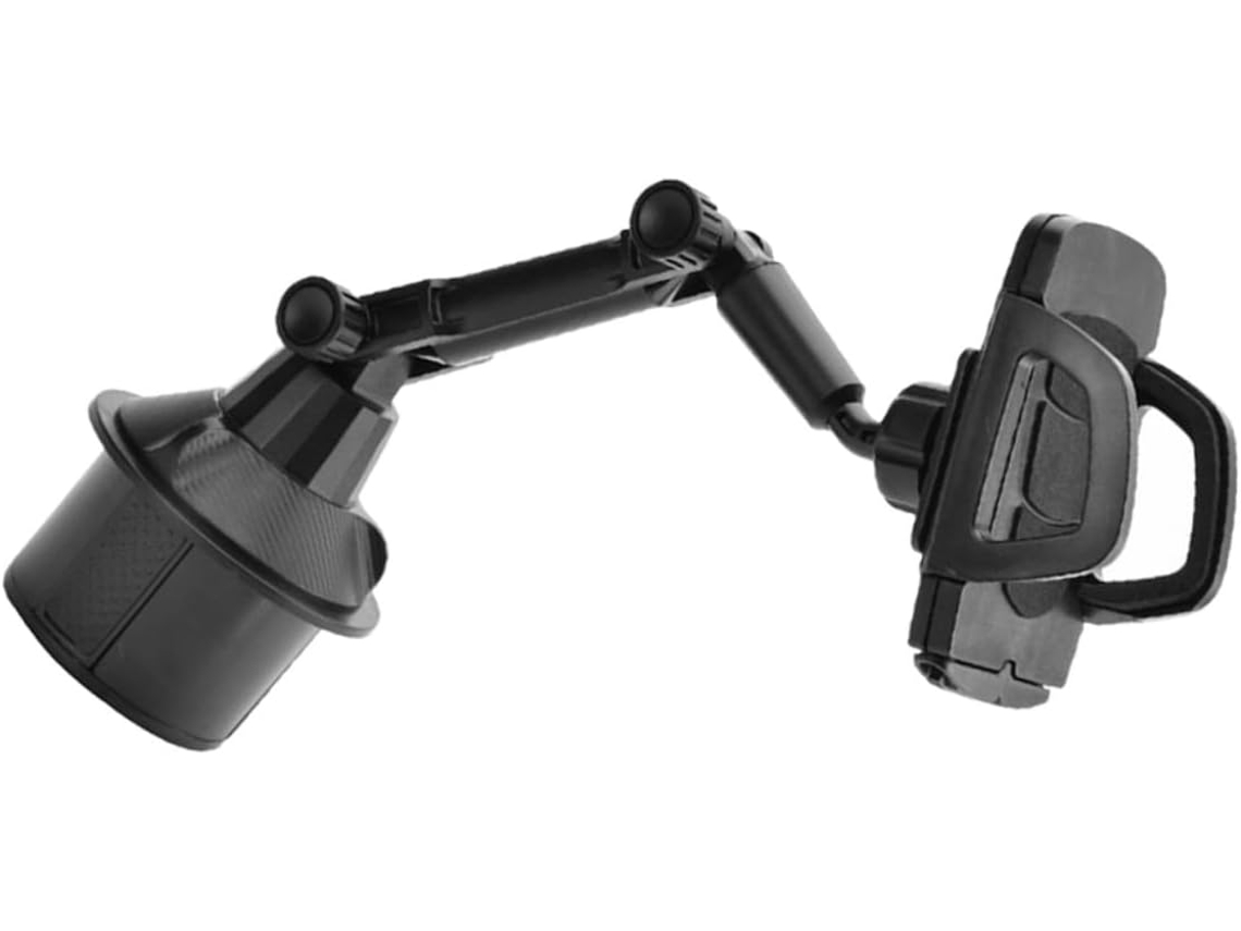 Soporte Para Teléfono De Coche, Portavasos Ajustable De Abs, Estable Y Compatible Con Múltiples Modelos.