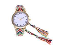 Reloj De Pulsera De Cuarzo Para Mujer Con Correa De Piel Sintética Y Esfera Con Diseño De Cielo Estrellado (rosa).