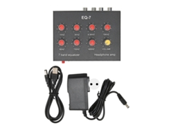 Ecualizador De Sonido Digital De 7 Bandas Con Interfaz De 3,5 Mm Y Salida Rca Para Automóviles, Doble Voltaje.