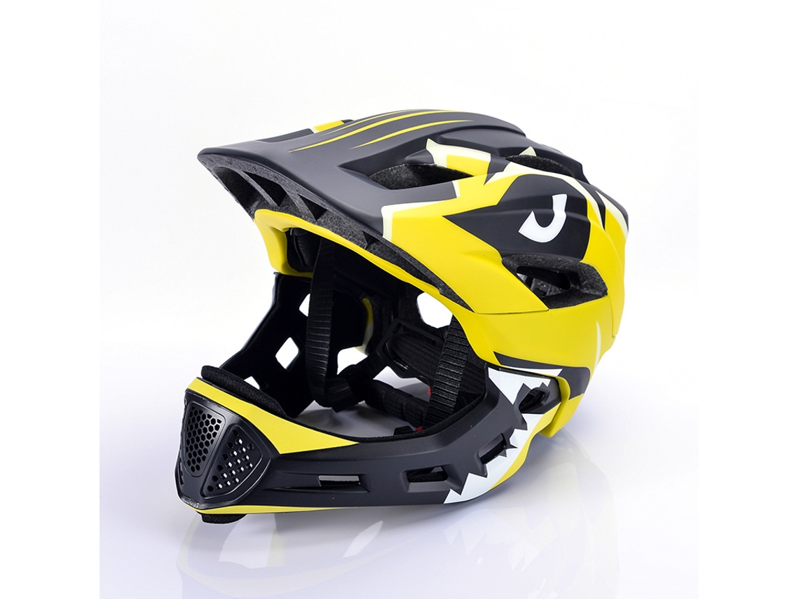 (amarillo) Casco De Ciclismo Infantil, Casco Deportivo, Casco Integral Desmontable