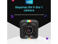 Mini Cámara Hd Para Dron Sq11, Tarjeta De Visión Nocturna, Grabación Dire