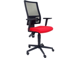 Silla de Escritorio Operativa PYC Povedilla Rojo (Brazos Ajustables - Malla)