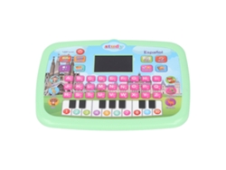 Rebe-tablet Aprendizagem de Espanhol LED para Crianças Pequenas Alfabeto Números Matemática Brinquedo Eletrônico Educativo Verde