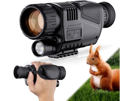 Monocular CHRONUS Visión Nocturna Digital Cámara HD Negro 5X40