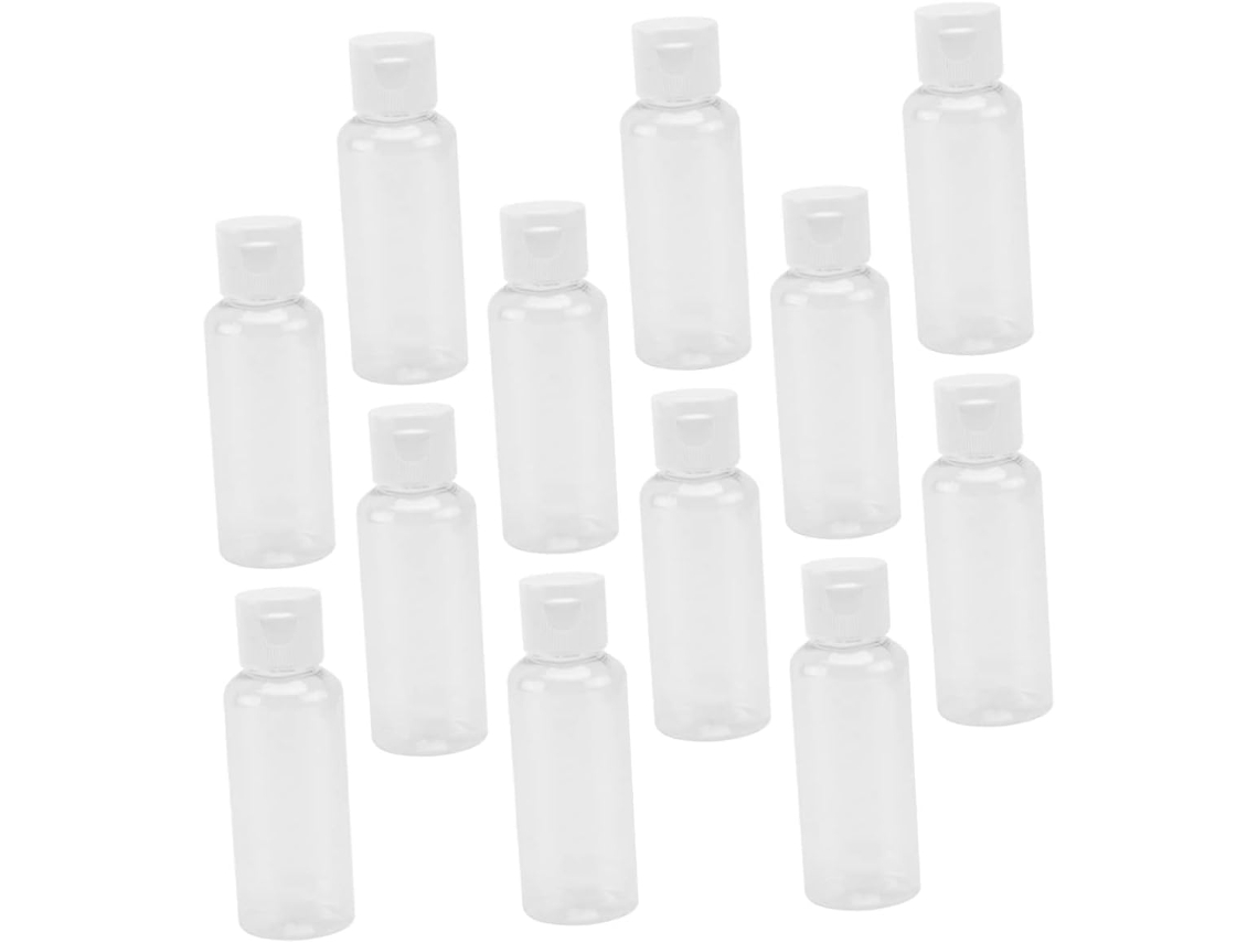 Paquete De 25 Botellas De Viaje Vacías Y Recargables, Envases Multiusos Para Cosméticos.