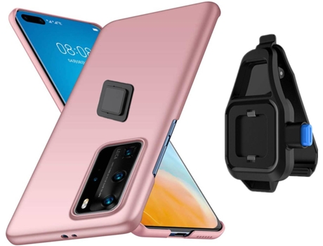 Funda Huawei P40 Pro Turtleshell con Soporte de Cintura Rosa
