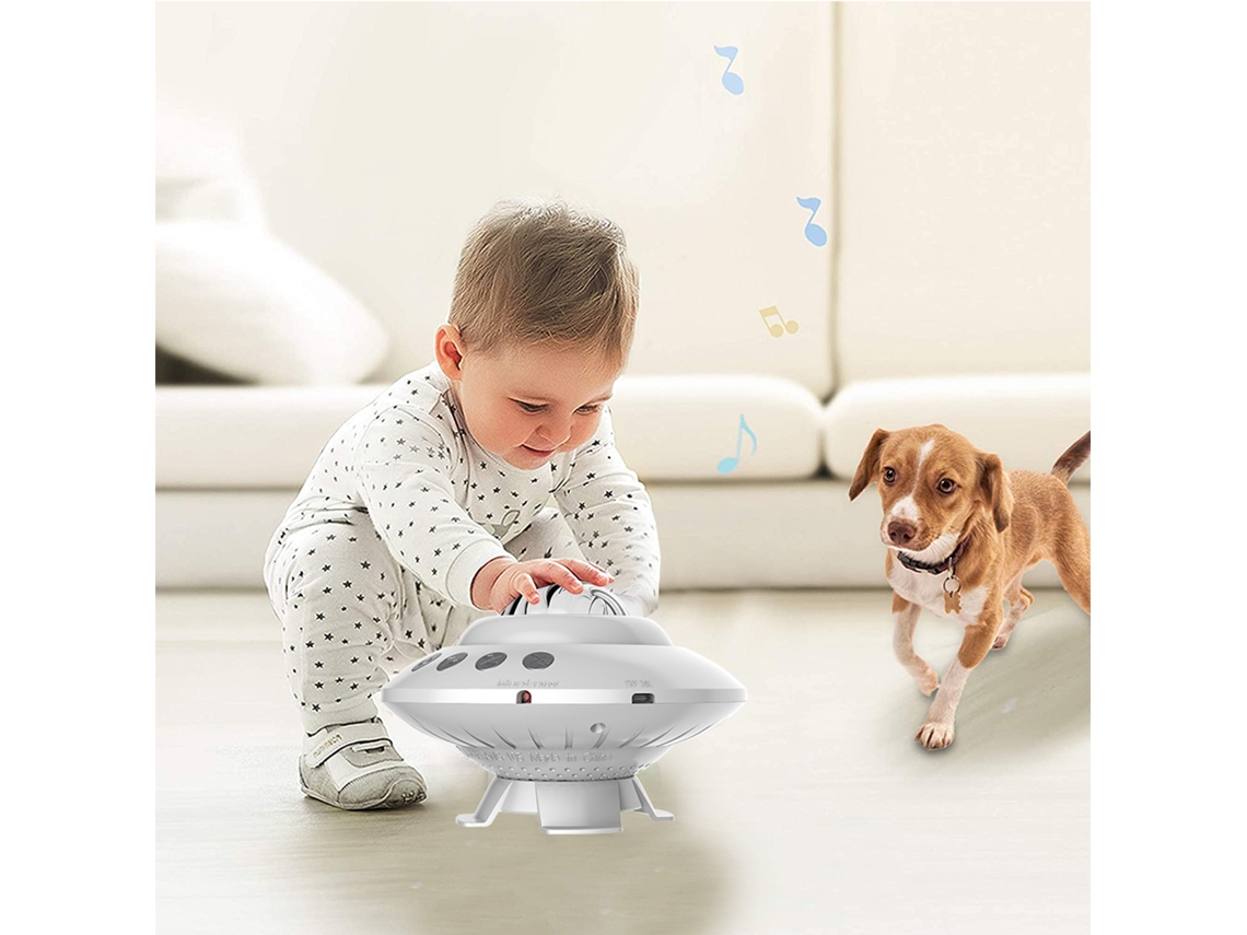 2026-proyector Aurora Led Con Proyección Estrellas, Altavoz Bt Y Luz Nocturna, Control Remoto Para Dormitorio Bebés Niños Adultos