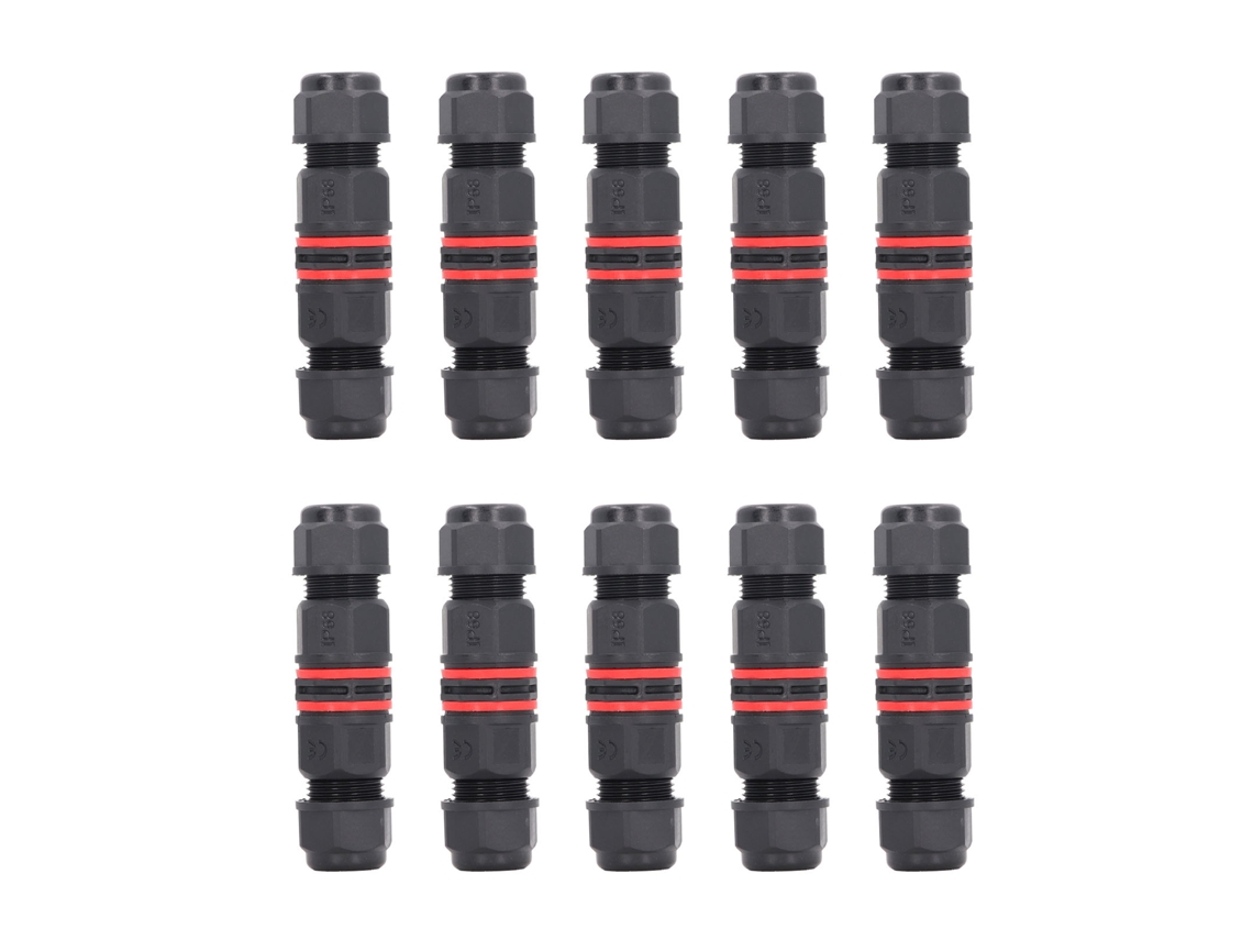 2026-conector De Aviación Impermeable Ip68 3 Pines 10 Piezas Para Computadora Alarma Ac250v