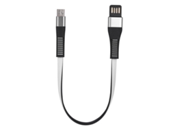 Cable De Datos (carga Bilateral 1m Transmisión) Nuevo Cable De Datos Corto Para Teléfonos Móviles Android Y Ordenadores Blanco Y Negro