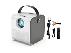 Proyector portátil (proyección HD de 1080p, altavoz Bluetooth)