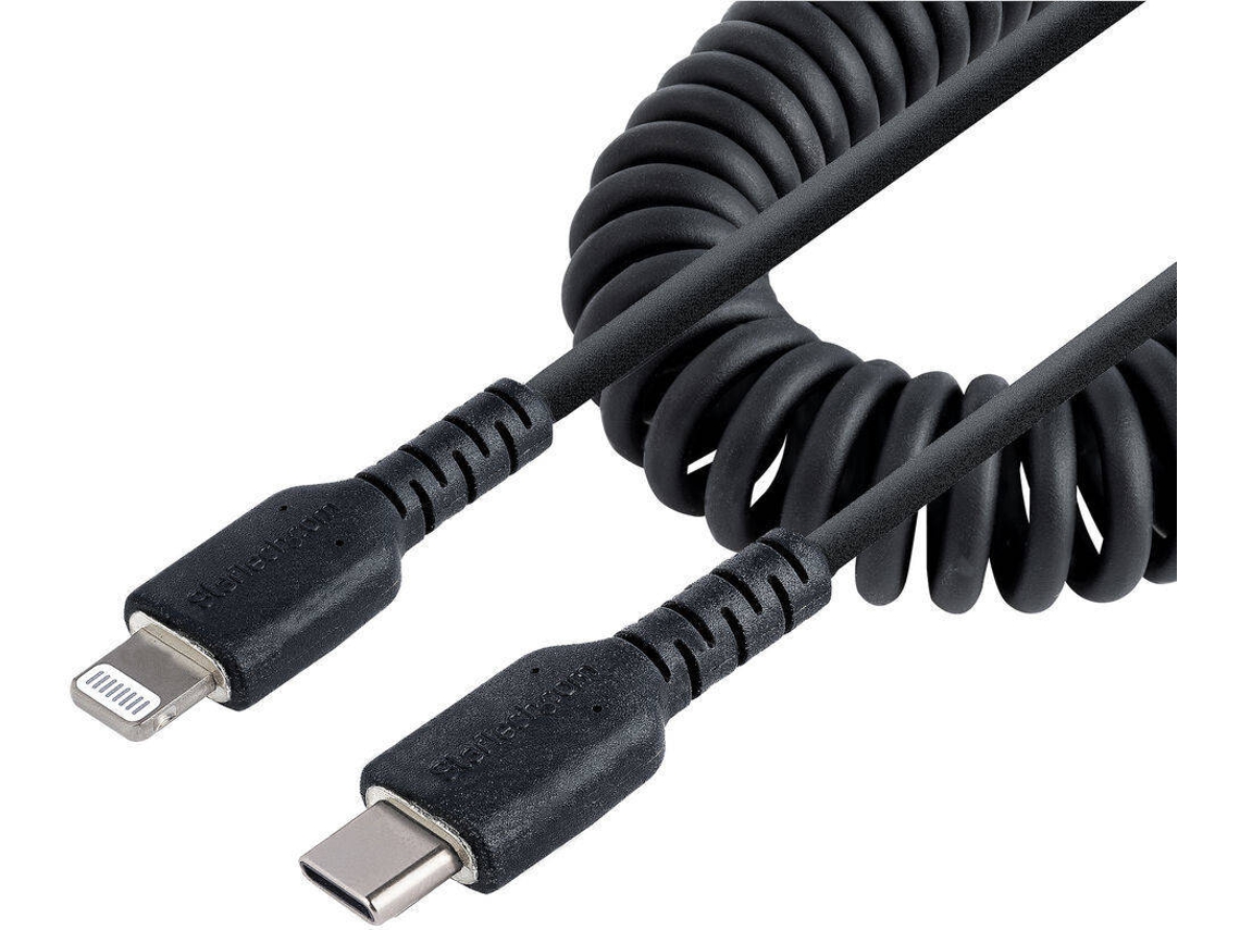 Cable STARTECH S55144323 (USB-C - Lightning - 1 m - Negro)