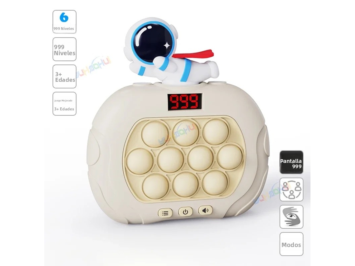 Divertido Luminiscencia Electrónica Rebote Rápido Push-pull Juego Rompecabezas Rápido Push-pull Descompresión Juguete Electrónico