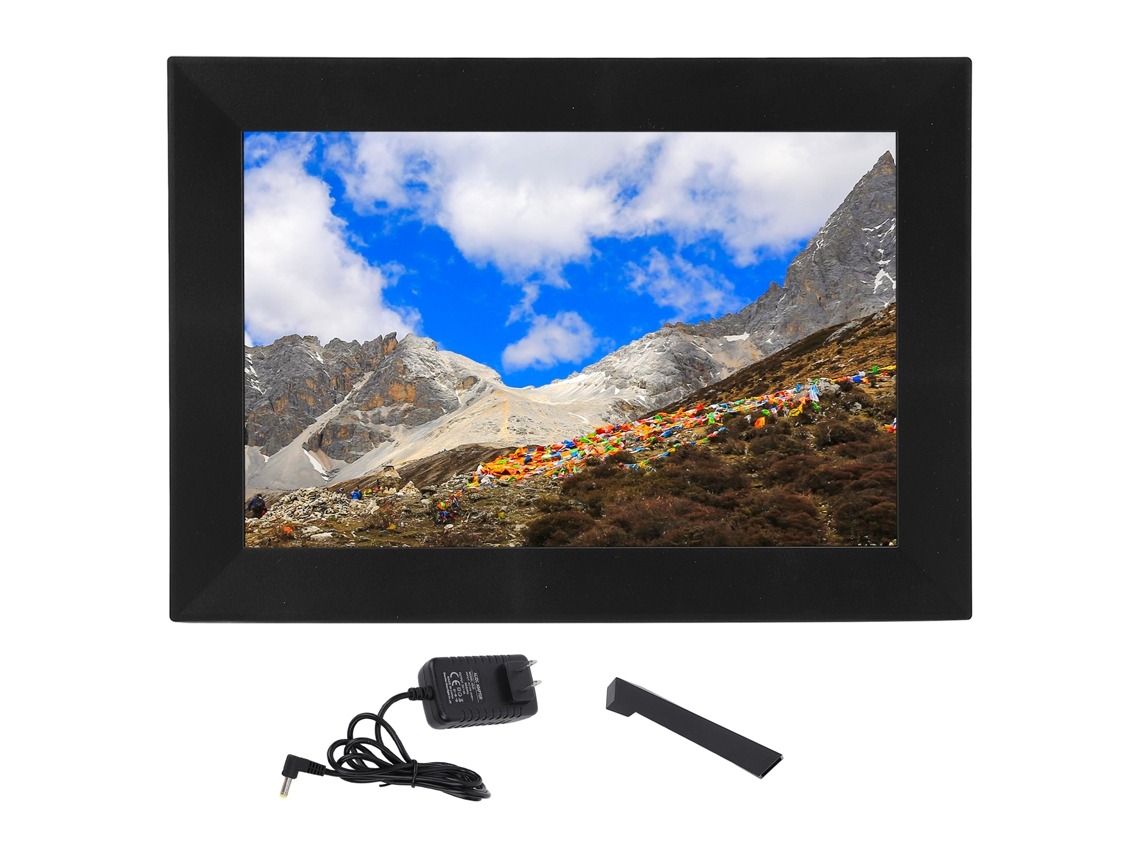Marco De Fotos Digital Inteligente Con Pantalla Táctil Ips Hd De 10.1 Pulgadas, Wifi Inalámbrico, 16gb, Enchufe Us