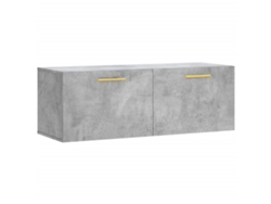 Armario de pared Derivados Madera Cemento Gris MAISON EXCLUSIVE (100x36,5x35 cm)