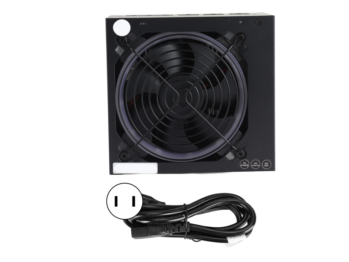Fuente De Alimentación Para Computadora (totalmente Modular, Ventilador Rgb De 12cm, Potencia Nominal De 600w)
