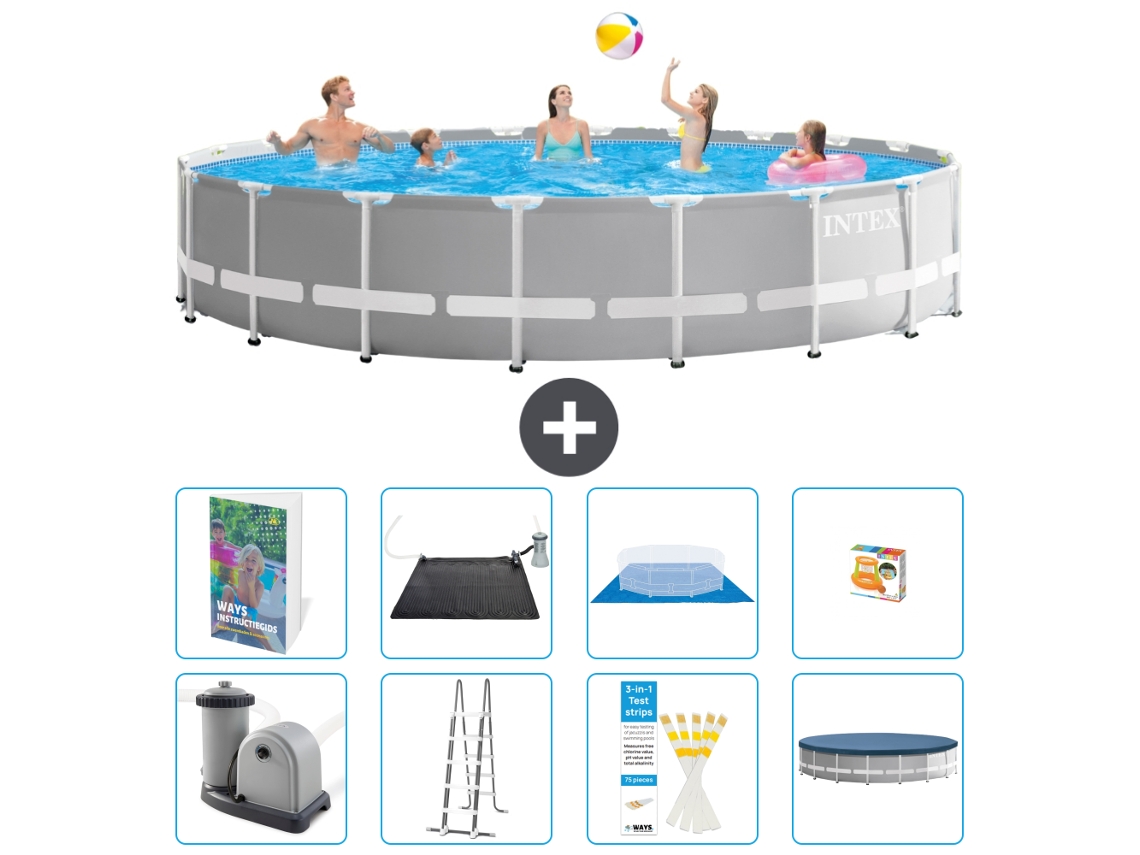 Intex Piscina Prism Frame Redonda - 610x132 Cm - 9-peças S559