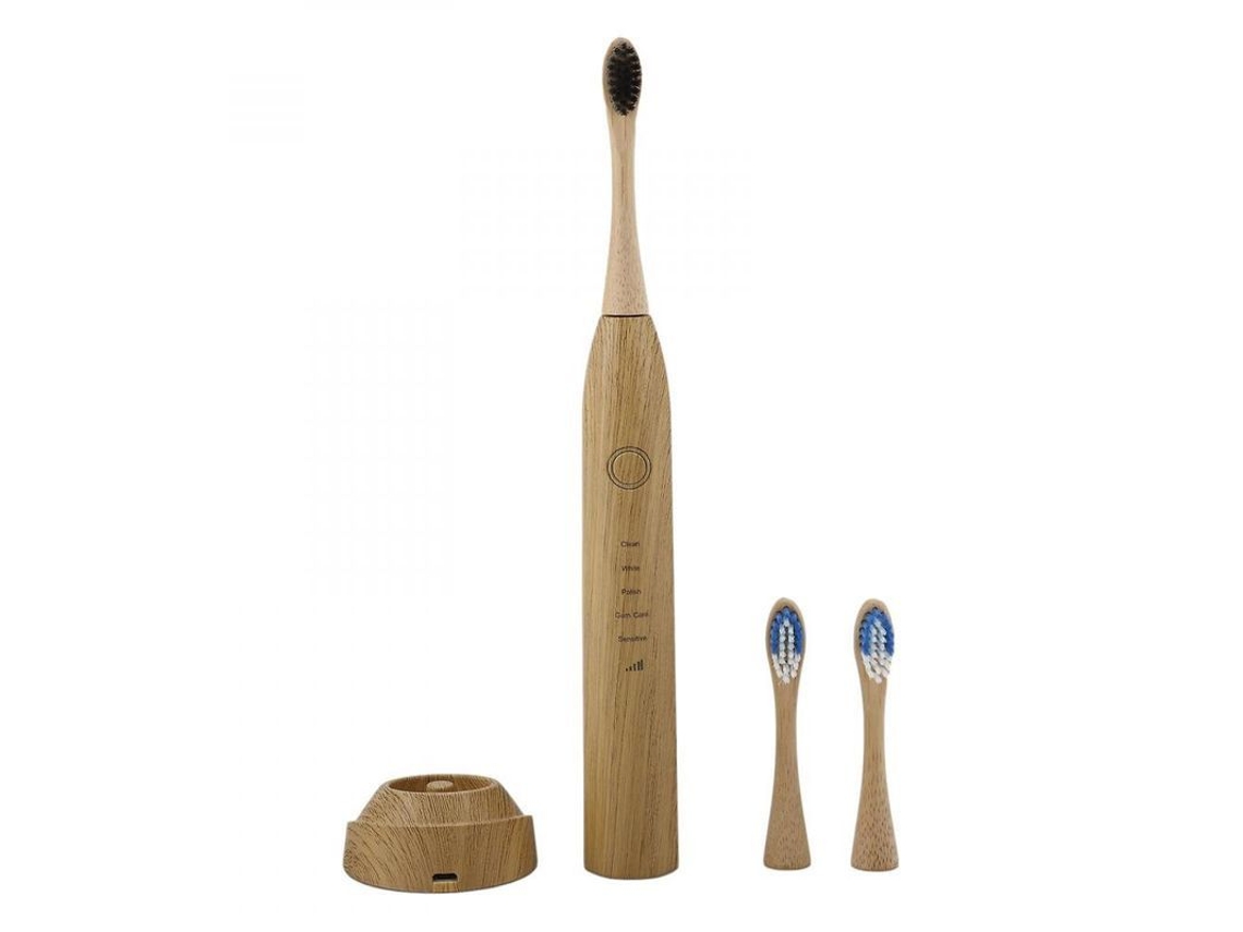 Cepillo De Dientes Eléctrico Fabricado Con Bambú Ecológico, Inteligente, Con Cerdas De Nailon, Compatible Con Philips.