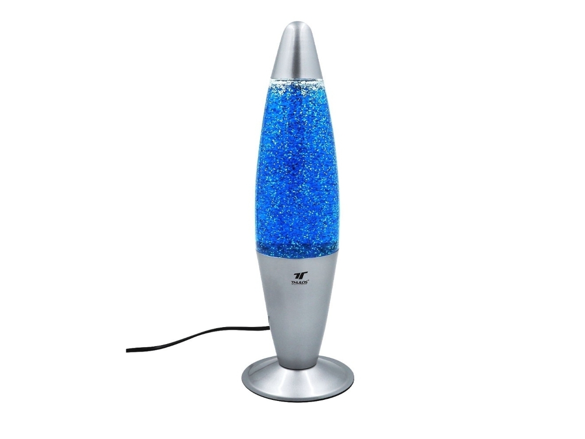 Lámpara Azul Brillante: ¡Ilumina tu espacio con estilo! Dale un toque de brillo y glamour con esta lámpara azul brillante.