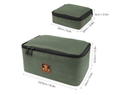 Bolsa Para Aparejos De Pesca Con 4 Bolsitas Pequeñas, Organizador Para Carretes Y Señuelos, Impermeable.