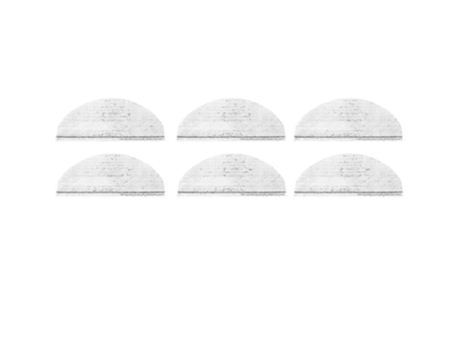 Almohadillas de tela para fregona, 6 uds., compatibles con Eufy X8 Robot aspirador, fregona lavable