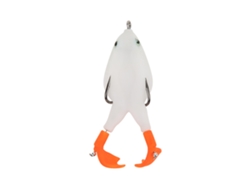 Señuelo De Pesca Con Forma De Rana, Con Doble Hélice Simulada, De Pvc Flexible Y Duradero, 9,5 Cm, Número 7.