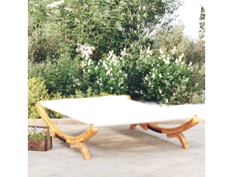 MAISON EXCLUSIVE - Tumbona con dosel madera curvada gris antracita 165x188,5x46 cm