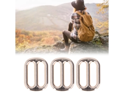 10 Hebillas Metálicas Deslizantes De Aleación De Zinc Duraderas Para Accesorios De Ropa Diy