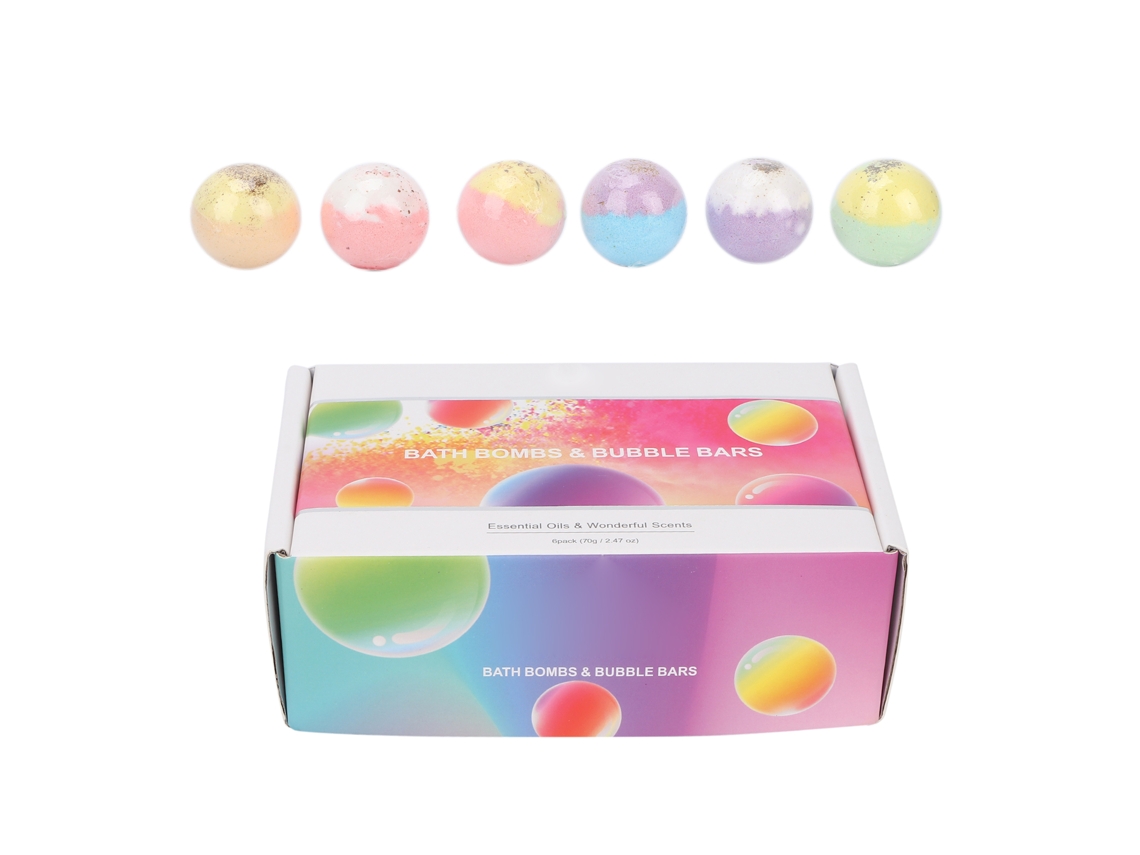 6pcs Barras De Burbuja Para Ducha Aromática Lewedo Hidrata Y Suaviza La Piel Con Efecto Espumoso Y Relajante