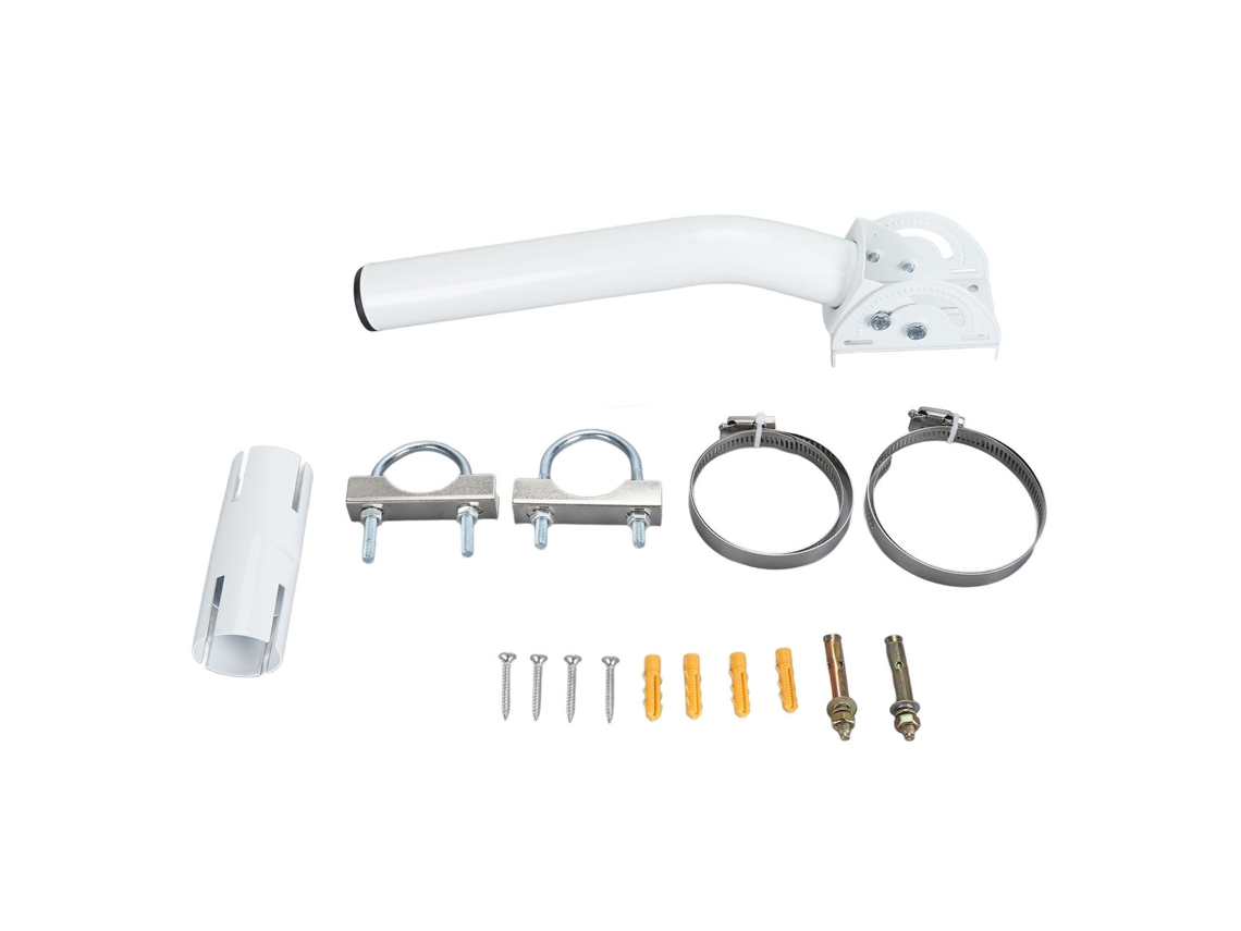 Kit De Soporte Doble De Acero Inoxidable Resistente Al Viento Para Internet Satelital Para Antena Rectangular De Techo/pared V2