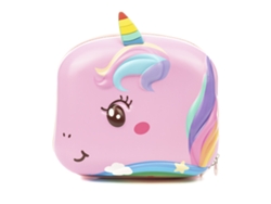 Mochila infantil con diseño de unicornio. Con espalda y correas acolchadas, transpirables y ajustables. Dam