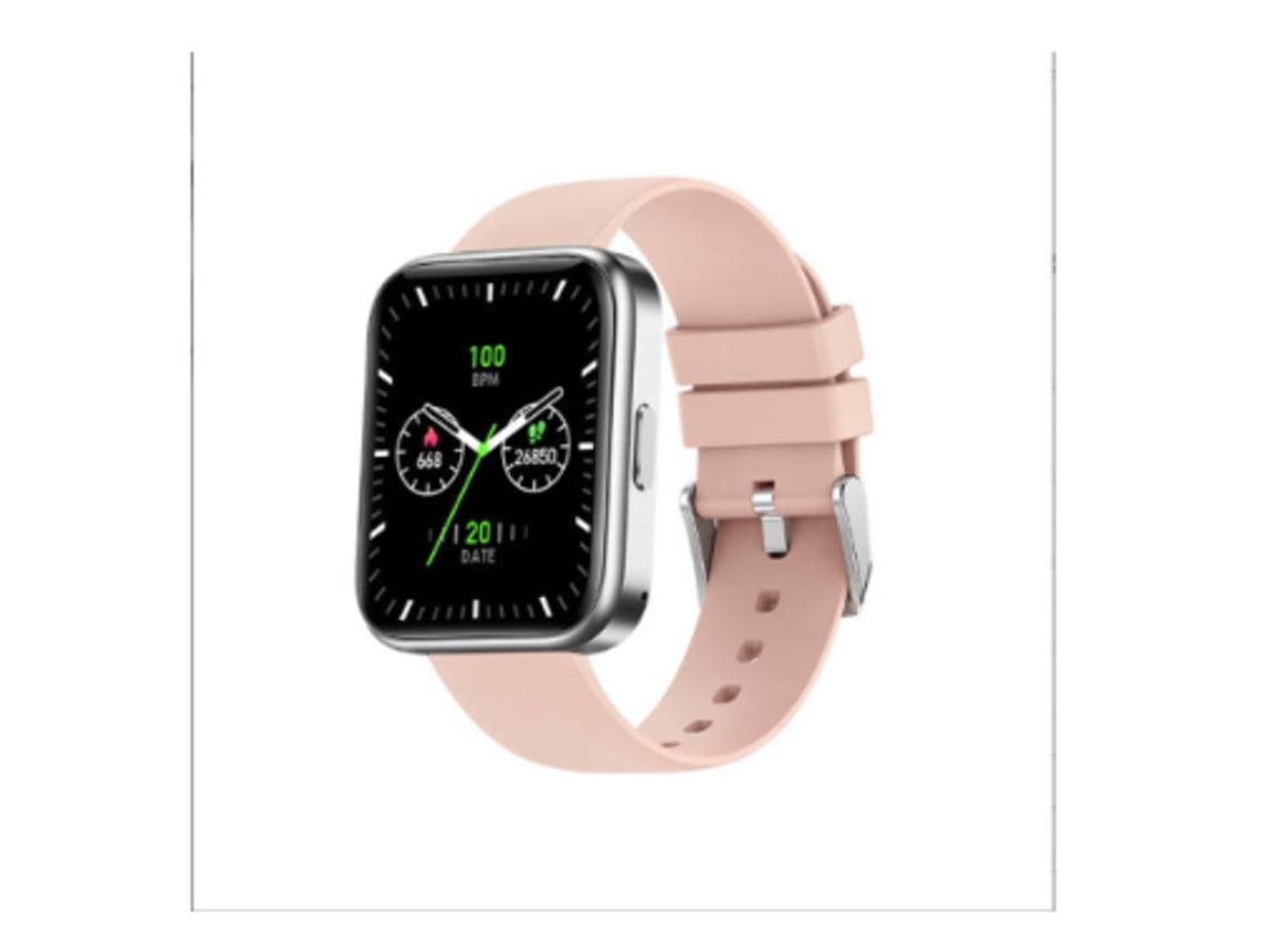 Reloj inteligente Yizhood IP68 resistente al agua con pantalla táctil, monitor de actividad física, frecuencia cardíaca, oxígeno en sangre, para hombres y mujeres (rosa)