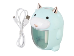Humidificador USB de 300 ml con luz nocturna colorida para mesa, humidificador ultrasónico de 2 W