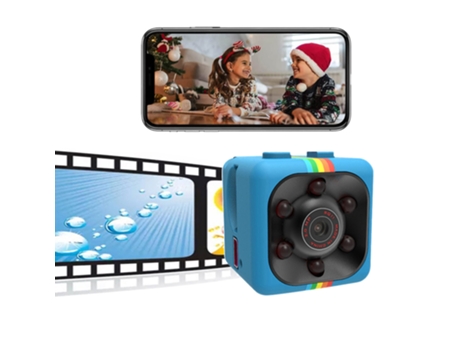 Mini cámara oculta Cámara espía inalámbrica Cámara portátil para niñera Cámara HD 1080P con visión nocturna