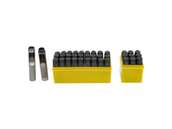 Juego de sellos de letras, 36 piezas, construcción de acero resistente, OEM dorado