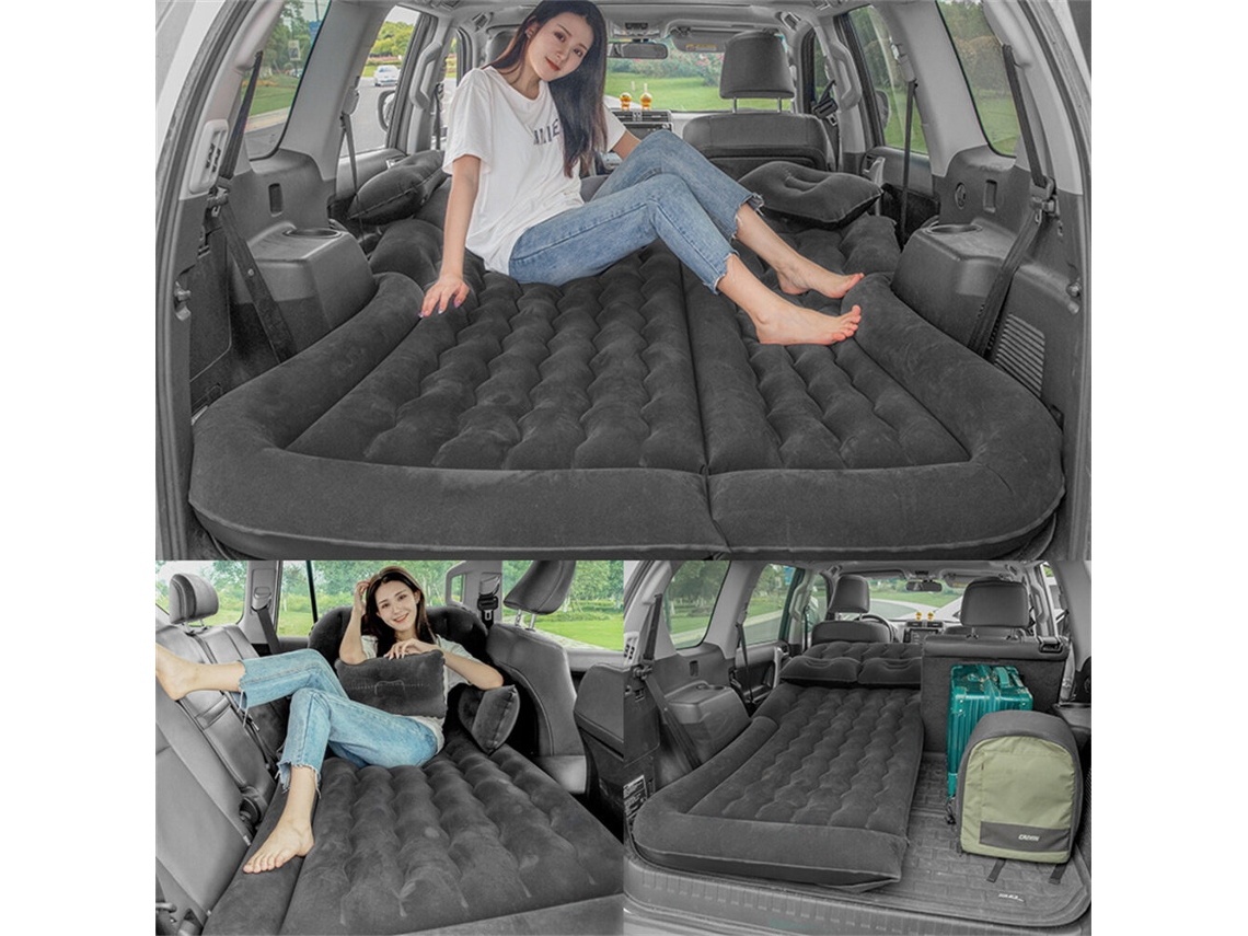 Greyxmund Colchón Inflable Plegable Camping Coche Grueso Vehículo Colchoneta Viaje Accesorio Suv Coche