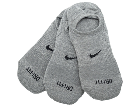 Medias NIKE Everyday Plus Cushioned, Gris, Mujer L