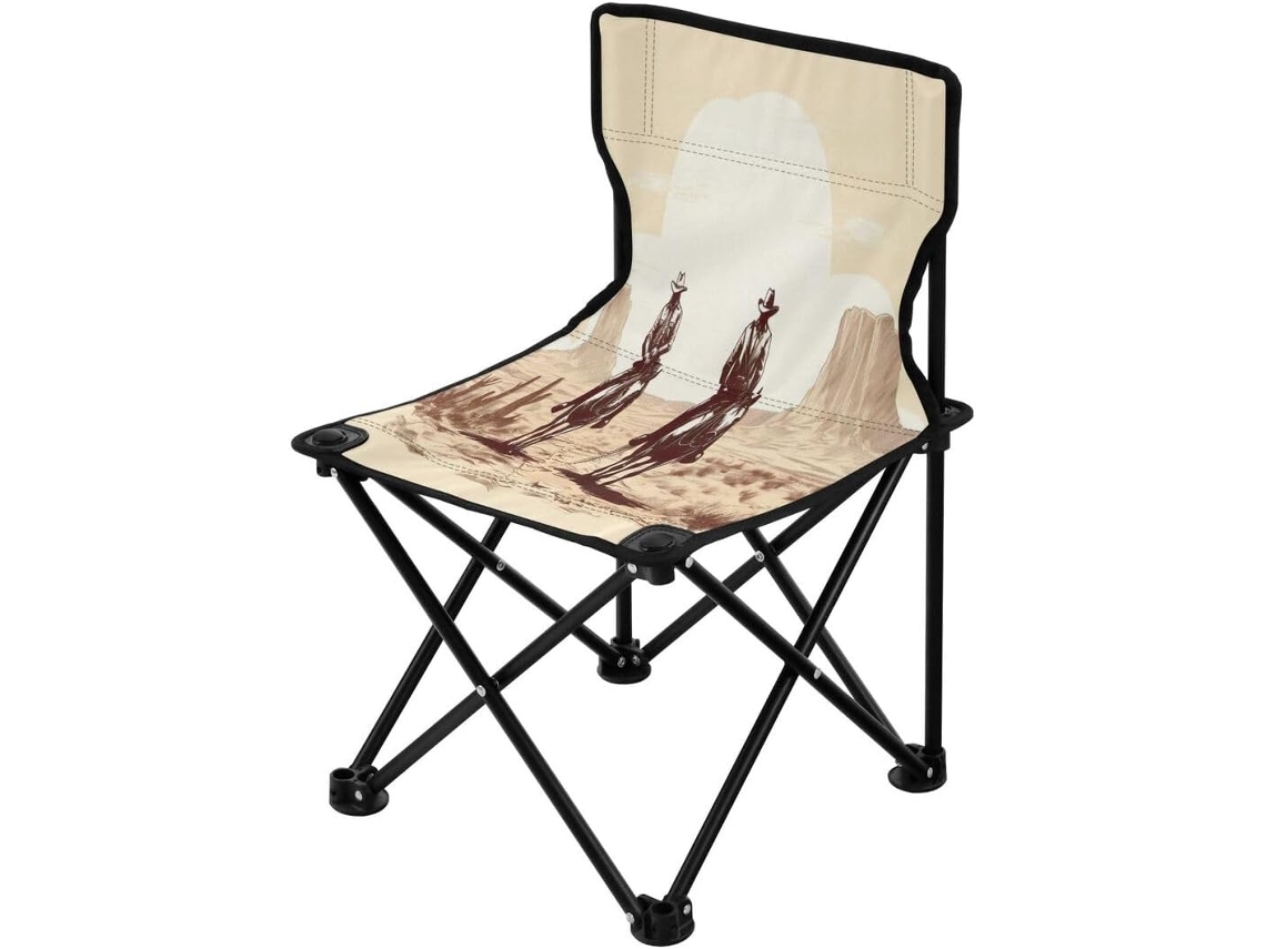 Silla Plegable Ligera Desert Tribe Resistente Duradera Portátil Fácil De Instalar