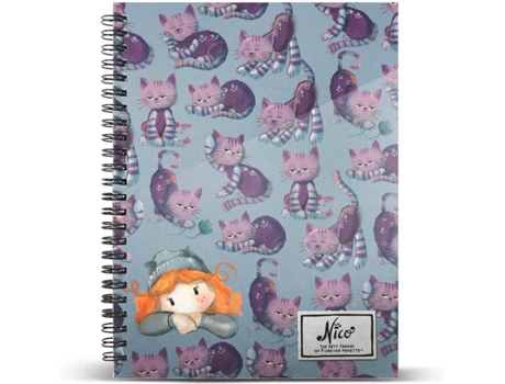 Cuaderno FOREVER NINETTE Nico (A5 - Cuadriculado)