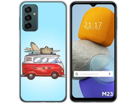 Carcasa para Samsung Galaxy M23 5G TUMUNDOSMARTPHONE Dibujos Furgoneta Multicolor
